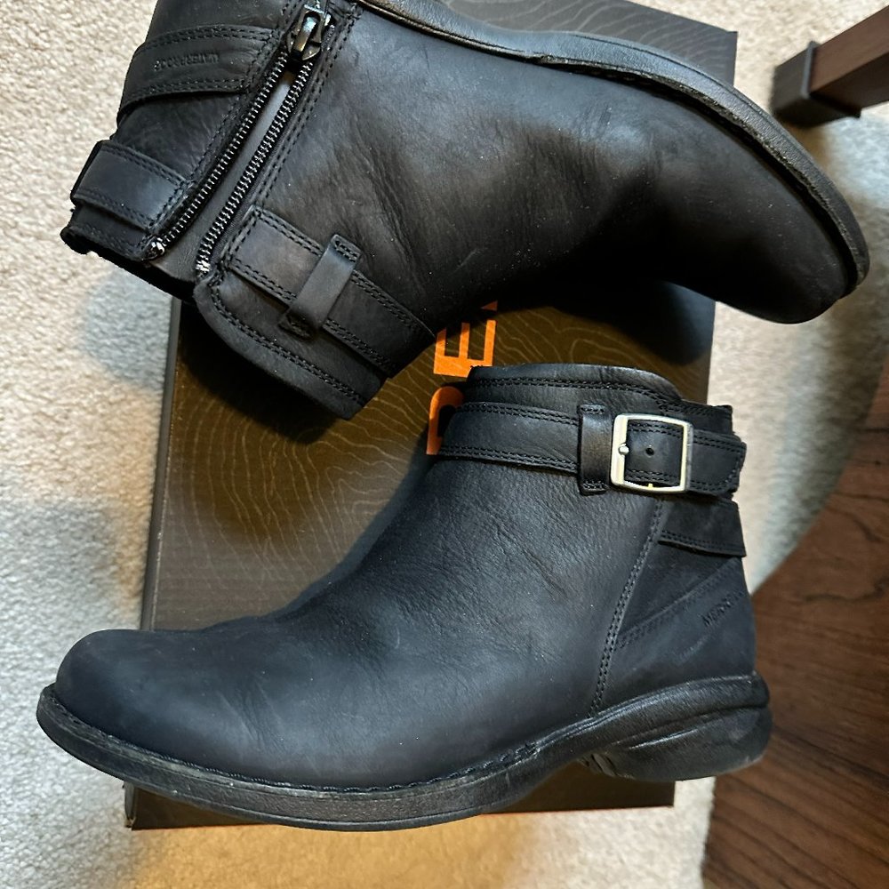 Merrell Women's Andover Bluff Waterproof Ankle Boot